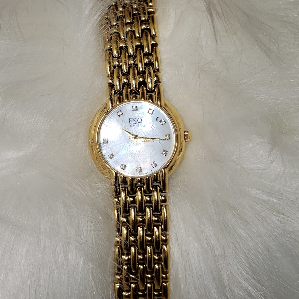 Diamond Swiss Quartz Movement Watch